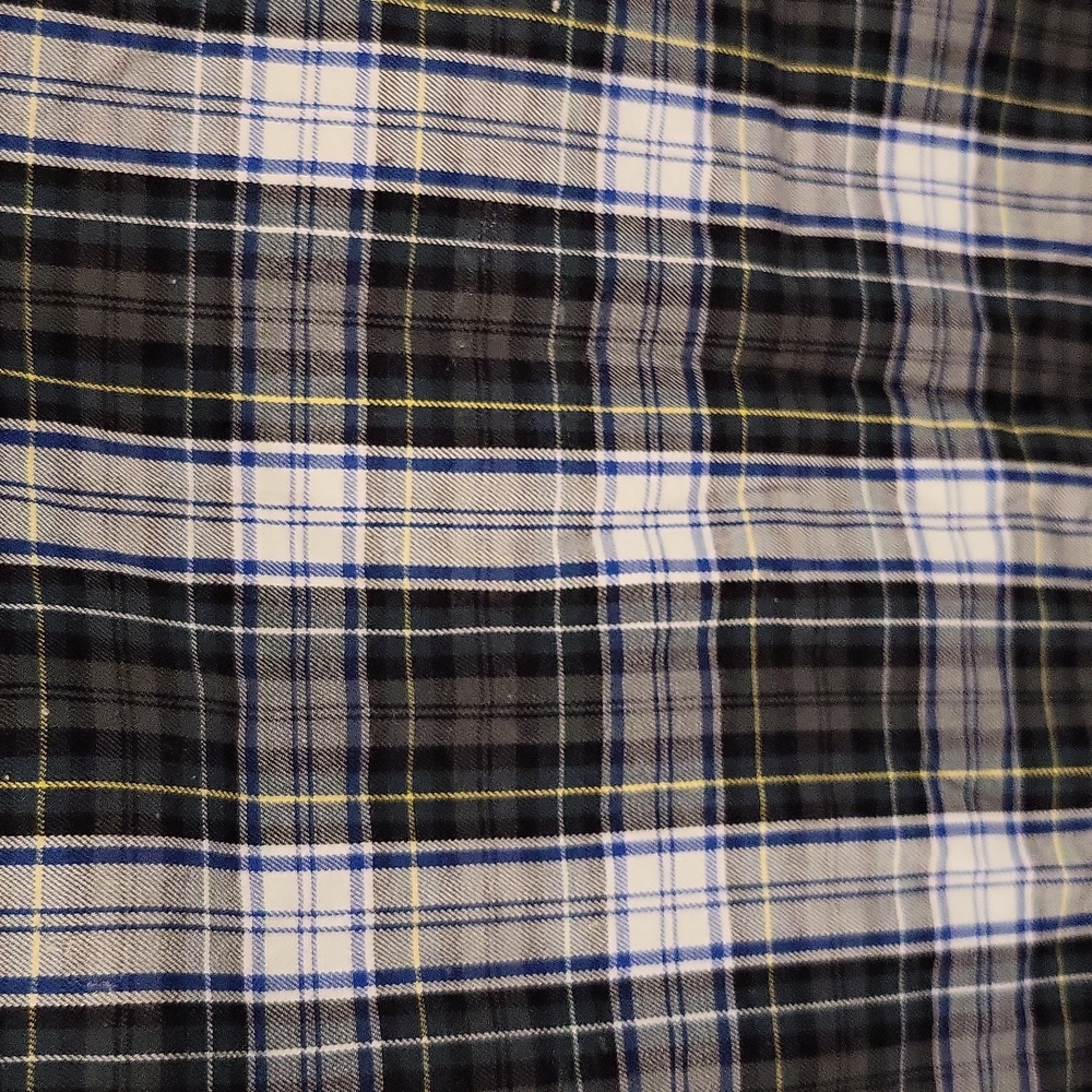 J Crew multicolored long sleeve button down blouse with beading on front XL - Picture 4 of 8